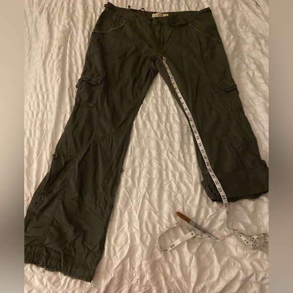 Size 17 100% cotton Cargo pants army green never used - Picture 5 of 7